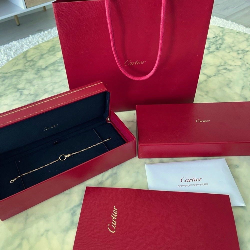 Cartier love original bracelet small model full set with receipt and certificate